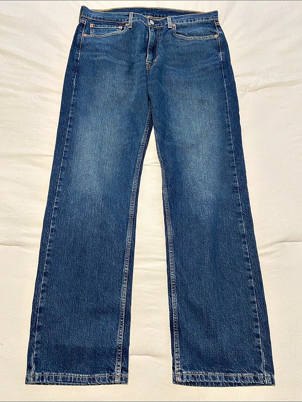 Levi's 505 Regular Mens Jeans in Blue Waist 36x32